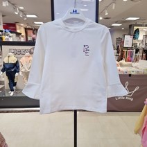 쁘띠앙팡 봄 가을 대파격세일~@@심플한 디자인의 퍼플 소매가 매력 포인트~~퍼플 폴링 티애요^^^