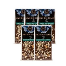 홀랜드앤바랫 에너지 밀크 초콜릿 과일 견과류 바 111g Holland & Barrett Energy Milk Chocolate Fruit Nut Bar, 5팩
