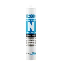 누리켐 누리 비초산형 N2000 실리콘 실란트 건축용 300ml 밤색, 1개