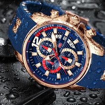 미니 포커스 남성용 패션 스포츠 야광 손목시계 큰 시계판 0350G