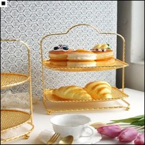 분위기연출 생일파티 원형디자인 핑거푸드 디저트스탠드 홈파티스탠드, 사각