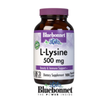 블루보넷 L-Lysine 라이신 엘리신 500mg 아미노산 프리폼 100베지캡슐