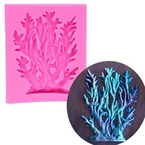 모양틀 입체 두꺼운 월병 tree branch sugarcraft 바다 산호 실리콘 금형 퐁당 금형 케이크 도구 초콜릿 금형 t1152 몰드 가정용 베이킹, 없음