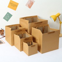 크라프트 무지 종이 가방 쇼핑백 15x15x15cm 제작 선물 주문, 단품