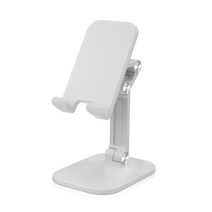 조정 가능한 휴대폰 스탠드 책상용 홀더 크래들 독 모든 휴대폰용 호환, White, 1개