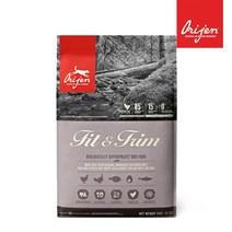 오리젠 강아지 전연령 피트앤트림 건식사료, 닭, 6kg