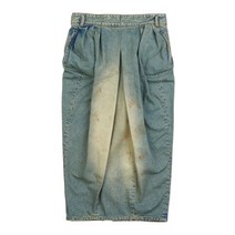 [메종마틴마르지엘라] [명품]페드로 페이디드 데님 스커트 SI0MA0006 S30561