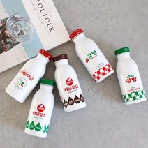 레트로텀블러 서울우유 미니보온보냉병350ml 빈티지 스텐텀블러 초등텀블러 물병, 헬로앙팡 그린