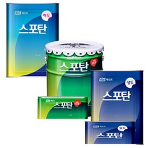 KCC페인트 우레탄 옥상방수페인트 스포탄/모노탄 대용량, 스포탄 상도2액형 12.6L 회색