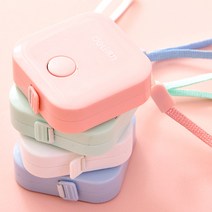 델리정품 쇼팡 파스텔 미니줄자 피팅 줄자 재단 줄자 1+1(색상랜덤), 05.알파카미니줄자-화이트1+1(색상랜덤), 1개