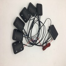 12 v 자동차 좌석 마사지 의자 전기 마사지 진동기 자동차 좌석 침대 마사지 진동 6 모터 좌석 인테리어 accesssories