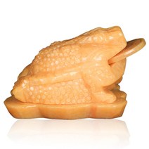 삼족 황옥 청옥 두꺼비 옥두꺼비 매장 업소 가게 개업 카페 선물 연남동 소품샵 부자되세요, E.24CM황옥금섬(나무배달자리)