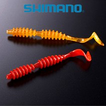 윤성 시마노 빈빈웜트레일러 타이웜비비 참돔 타이라바, 006 ORANGE GOLD FLAKE