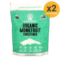 라칸토 스위트너 Organic Monkfruit Sweetener 454g, 2개