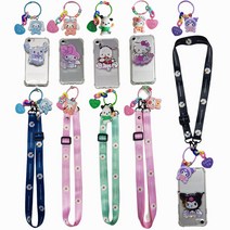 아이폰14 핸드폰 케이스 세트 목걸이 팬던트 피규어 그립톡 거치대 투명젤리