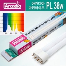 아카디아 마린화이트[14000K] PL 36w 형광등 / 어항조명 수족관 램프 수족관 형광등