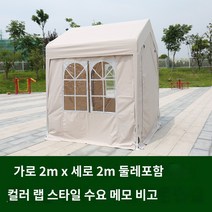 야외 천막 방수 창고 야시장 시장 텐트 상업 텐트, B.2mx2m 4면 천