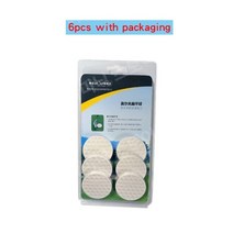 초보자용 경량 내구성 플랫 골프 공 야외 퍼팅 연습 연습 연습 공, 6pcs 볼 w 패키지