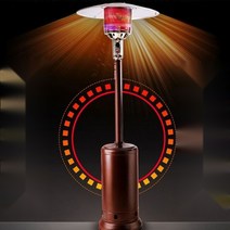 가스 전기 카페 난로 영업용 히터 화목 방풍 식당 천막 대기실 스토브, 황금색액화석유가스버너