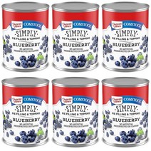 Duncan Hines 던컨하인즈 콤스톡 블루베리콩포트 파이필링 토핑 Simply Blueberry 595g 6개