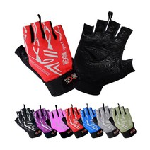 와이쇼핑 렉스온 반장갑 S.S 등산장갑 자전거장갑 레저용, 레드