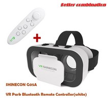 SHINECON-G05A VR 안경 상자 헤드셋 4.7-6.0 인치 휴대 전화 패키지 액세서리 컨트롤러 경제적인 범용, 한개옵션1, 02 w vrpark white