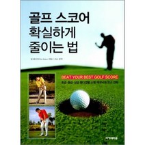 골프 스코어 확실하게 줄이는 법:초급 중급 상급 핸디캡별 스윙 테크닉과 코스 전략, 아카데미북, 팀 베이커 편/PLS 번역