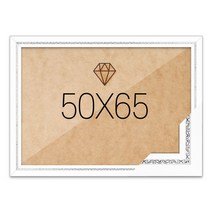 보석십자수액자 50x65 고급형 그레이스 화이트, 단품