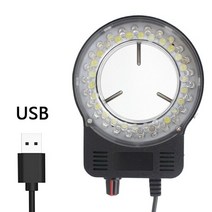 광학현미경 위상차 현미경 전자 실체 확대경48MP 4K 1080P HDMI USB 전자 디지털 비디오 현미경 카메라 130, USB LED light