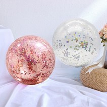 SKW 스팡글 팡팡 비치볼, 40cm 세트