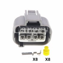 링브로워 유선송풍기 산업용 블로어 엔진 BLOWER 공업용환풍기 1 세트 8P 7282-7080-40 7283-7080-40 자동차 전조등 배선 소켓 혼다 90980-10897 9, [01] 1 Set Female