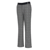 볼빅 여성 골프 글렌체크 부츠컷 라팔 팬츠 VLPTLA04