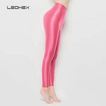 LEOHEX봄 신상품 유광택 레강스 여성 9 부 스판 스키니