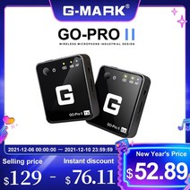 유튜브 무선 마이크 G-MARK GO PRO II ASMR 전화 카메라 DSLR 녹화 인터뷰, 협력사