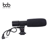 [MJ Corp] bob 고감도 3.5MM 외장마이크 MIC-01 카메라 고프로 #543EA, 쿠팡 MIC_01_블랙, 쿠팡 본상품선택, 1개