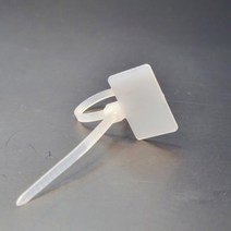 네임택 케이블타이 10cm 100개 식물 화분 나무 가든픽 옷 트렁크 이름표 식별표 걸이 고리 전선 정리, B 내네임