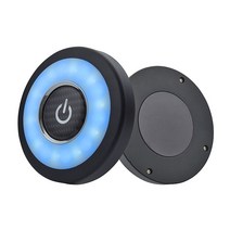 카라반 자동차 실내등 캠핑카 LED 램프 차박 개조, 원형 3색 A, 1개