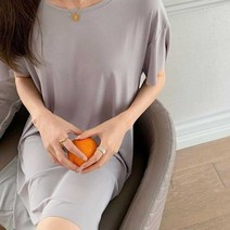 시원한 쿨링 롱원피스 여성 여름옷 여자 반팔 원피스 번호 100102EA