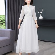 철릭원피스 퓨전 생활한복 드레스 원피스 롱미니 개량한복