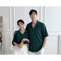 [커플룩&시밀러룩] 니센스 카라넥 오버핏 셔츠