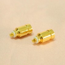 Sennheiser IE100 Pro용 DIY 맞춤형 이어폰 암 소켓 핀 어댑터 베릴륨 구리 듀얼, 01 금