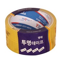 영대 투명 OPP 2절 박스 테이프 24mm 25m