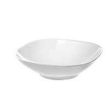 사각 파스타접시 화이트 깊은 샐러드 그릇 베르데라 20x20cm 도자기 그릇, 베르데라 파스타접시