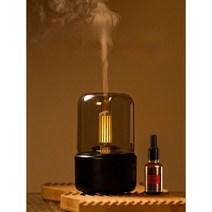 아로마 디퓨저 기계 가정용 침실 에센셜 오일 테라피 자동 스프레이 가습기, A. 옵시디언 블랙 /에센셜 오일 1병