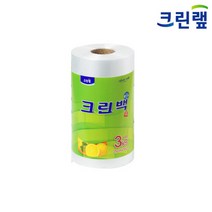 크린랩 크린백 롤타입 25cm x 35cm_3kg_대용량 중_1박스6개, 없음