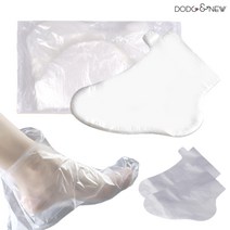 도도앤뉴 일회용 발 각질 비닐커버 보습 관리 비닐양말 비닐 발커버 풋 팩 커버 풋팩, 100개