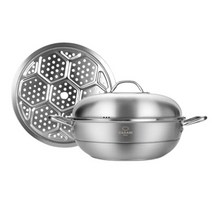 까사니 인덕션 스텐 찜솥 파티팬 34cm, 단일옵션