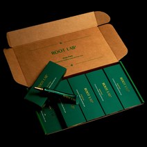 루트랩 그로우팩 헤어 두피에센스 앰플 머리각질제거 두피열 쿨링 피지 보습 진정, 20ml, 10개