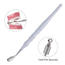 JINGT 1PC 치과 근관 파일 홀더 치과 H/K/R/C + 파일 손 사용 파일 근관 악기 치과 의사 치과 도구, 1, Grey