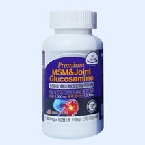 글루코사민 엠에스엠 MSM 식이유황 초록입홍합 상어연골 피쉬콜라겐, #푸름이네#글루코사민조인트MSM(1800mg×60정), 1통, 60정